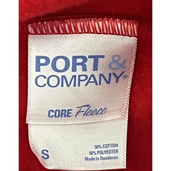 Red Uniform Sweatpants Size Small Fleece Lifeguard Hospitality Use Preowned - Picture 8 of 8